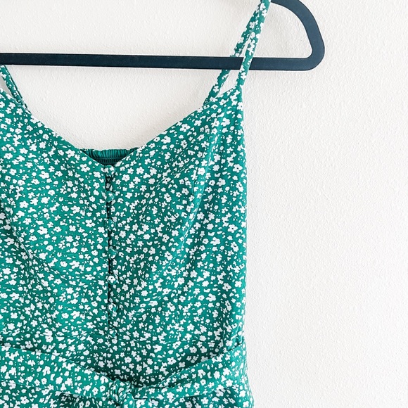 Banana Republic Green Floral Jumpsuit - Picture 2 of 5